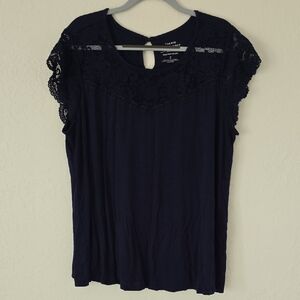 NWOT Super Soft Blue Torrid Blouse Size 2x